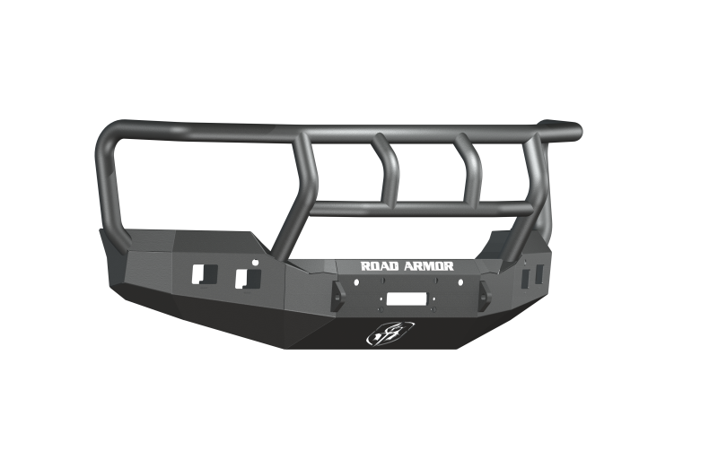 GMC 2500 Bumper - Front - Road Armor - Stealth Winch w/Titan II Guard - Tex Blk - `15-`19